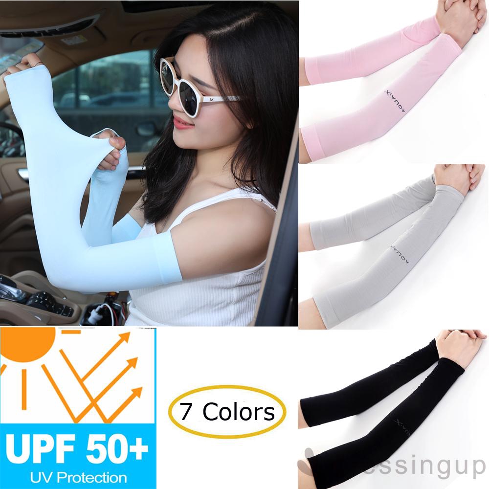 Cặp găng đeo cánh tay chống nắng khi lái xe/chơi thể thao cho nam và nữ