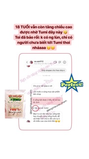 Ngũ cốc tăng chiều cao Tumi ( có mã vạch ). Date mới nhất !