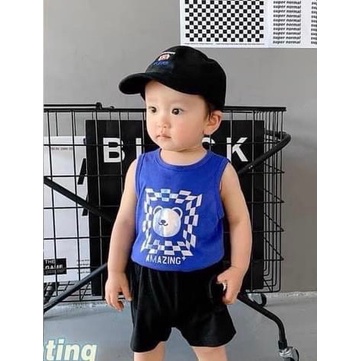 Lyvyshop - (Cotton đẹp) Áo sát nách cho bé từ 09-26kg