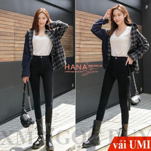 Quần legging nữ (Hàng đẹp loại 1) cạp cao co giãn