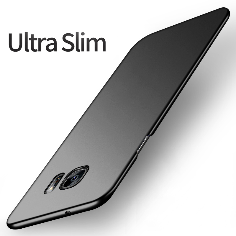 Ốp Điện Thoại PC Cứng Nhám Siêu Mỏng Đơn Giản Cho Samsung Galaxy S10 S10 + Plus S10e S9 S9 + S8 S8 Plus S7 S7 S6 Edge