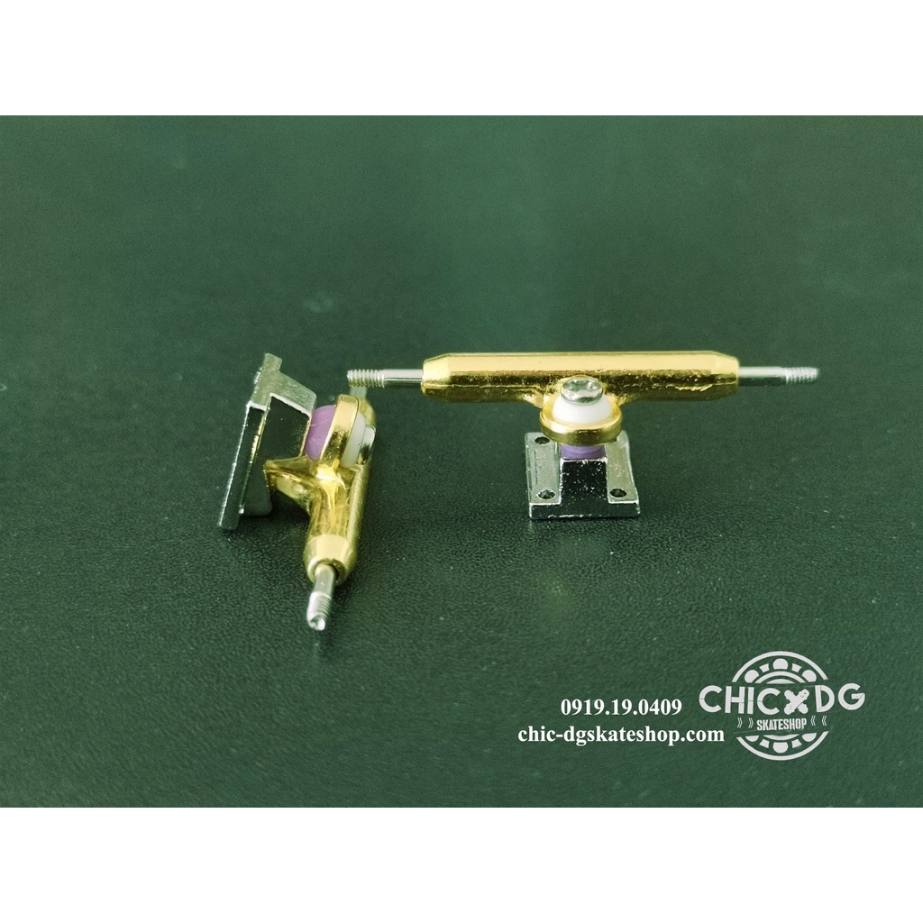 Bushing PRO cho fingerboard - đệm cao su ván tay Chic-DG MỚI - Form Conical và spherical đặc biệt - tặng kèm Washer