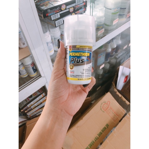 PERMETHRIN PLUS / Thuốc diệt muỗi(chai 100ml) - Nhập khẩu chính hãng Anh Quốc