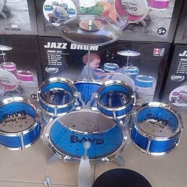 Bộ trống Jazz Drum 5 trống cho bé