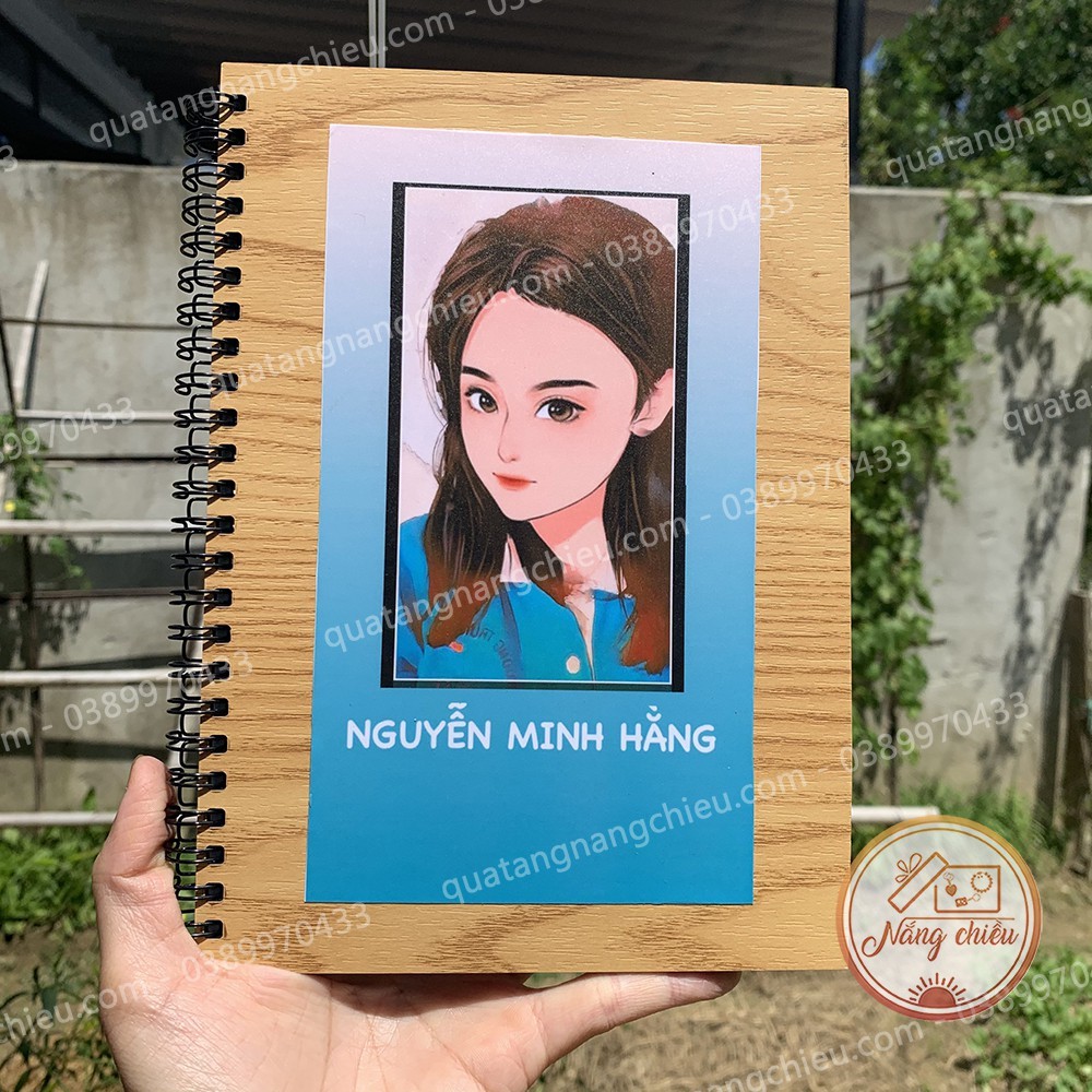 Lưu bút ngày hè, quà kỉ niệm ngày ra trường, quà tặng ý nghĩa dịp 20.11, sổ gáy lò xo khắc bìa theo yêu cầu