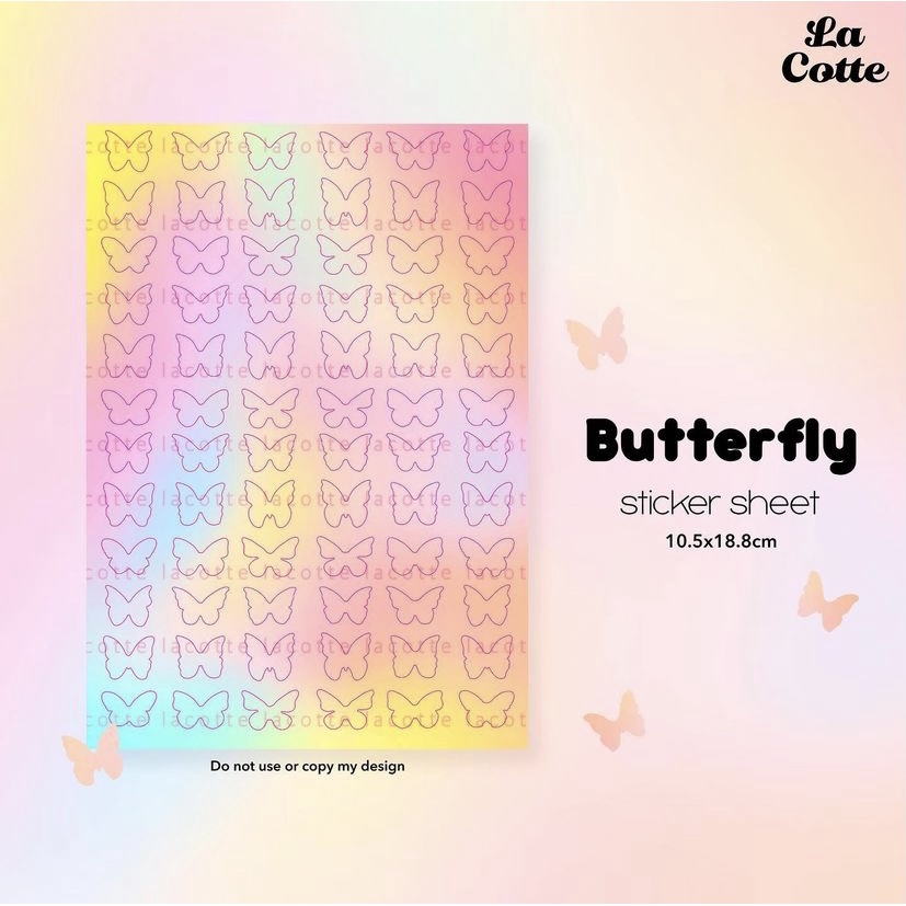 Hình dán sticker thiết kế Lacotte