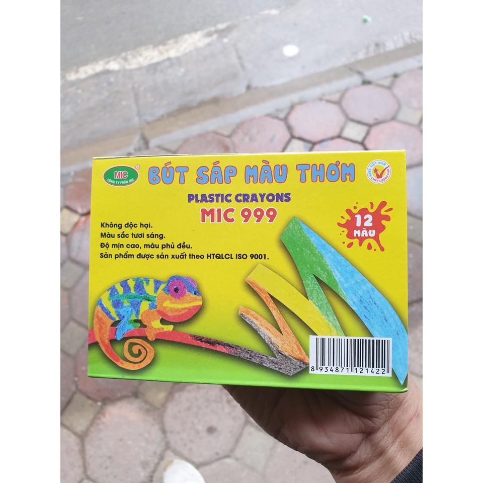 Hộp 12 bút màu cho bé tập tô