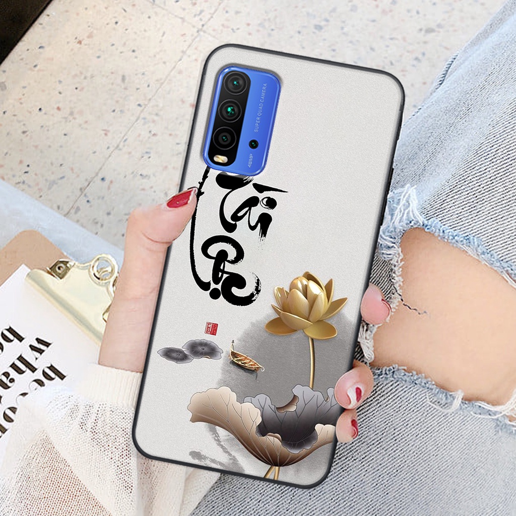 Ốp lưng Xiaomi REDMI 9T in hình chữ tài chữ lộc, Cha Mẹ, bình an SIÊU ĐẸP