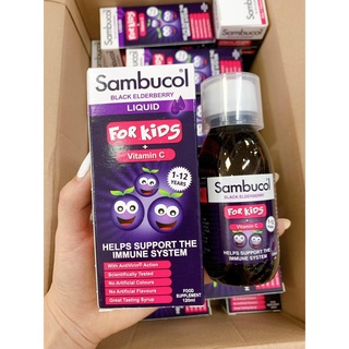 Siro tăng đề kháng Sambucol Anh 120ml