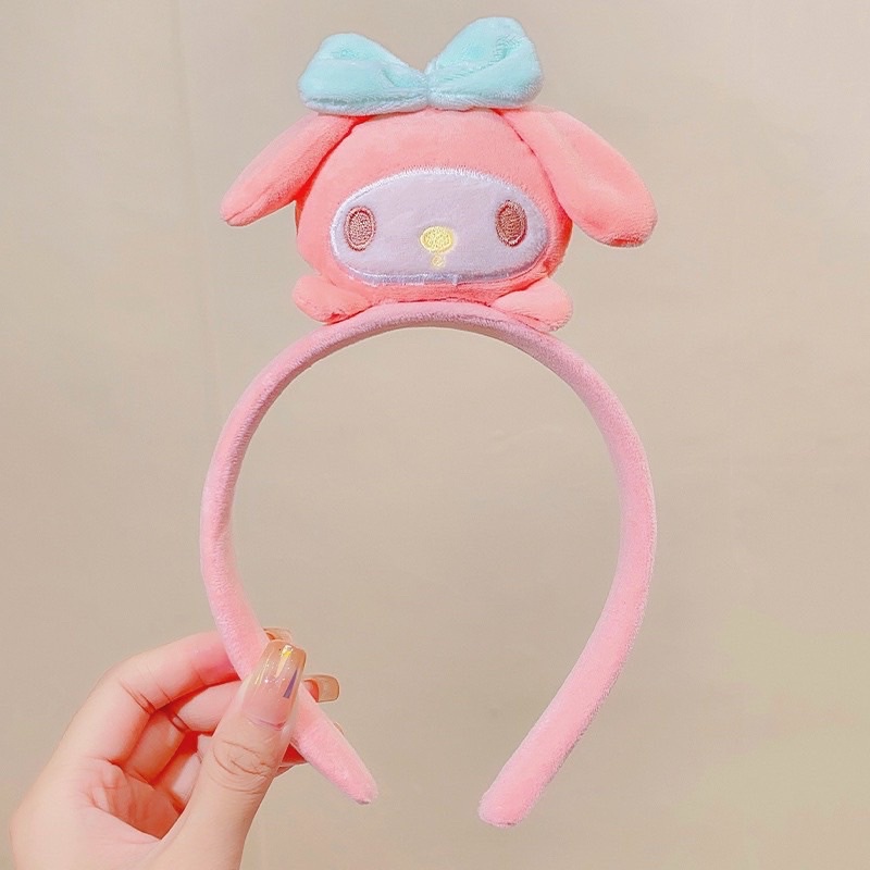 Băng đô cài tóc Kuromi nhồi bông đáng yêu