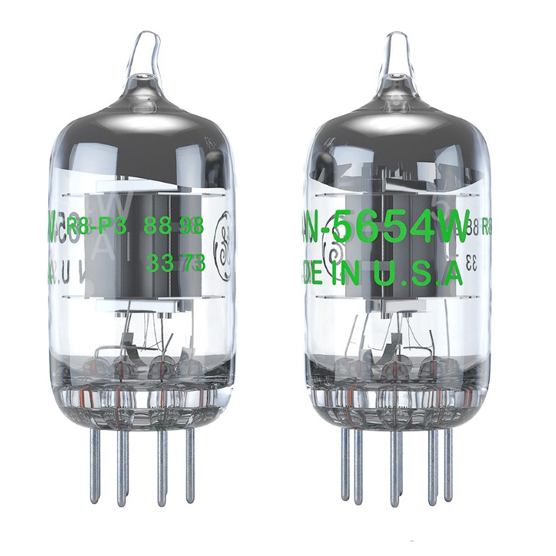Set 2 Ống Chân Không GE5654W GE5654 Cho Bộ Khuếch Đại Âm Thanh 6J1 6M1 6AK5 6J1P EF95