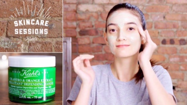 Mặt nạ ngủ kiehl's cilantro & orange extract