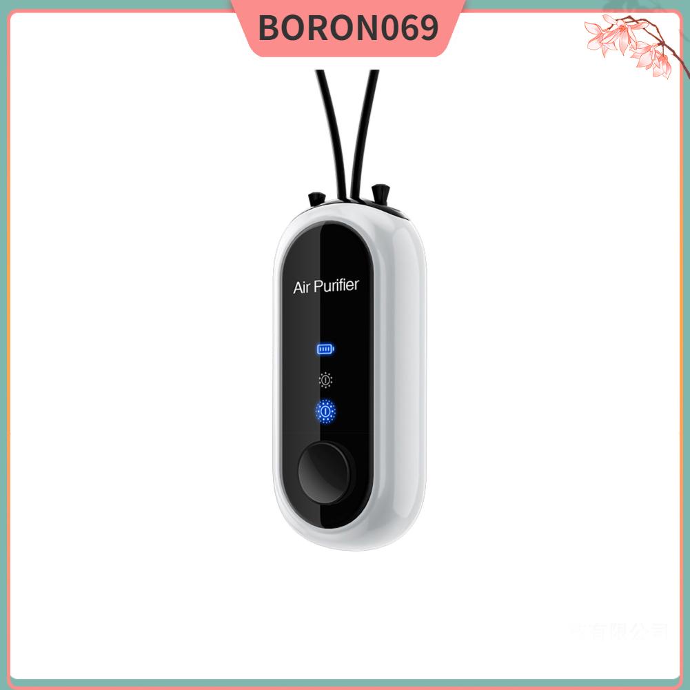 Boron069 Máy lọc không khí cá nhân có thể sạc lại tạo ion âm di động Bộ làm sạch Vòng cổ