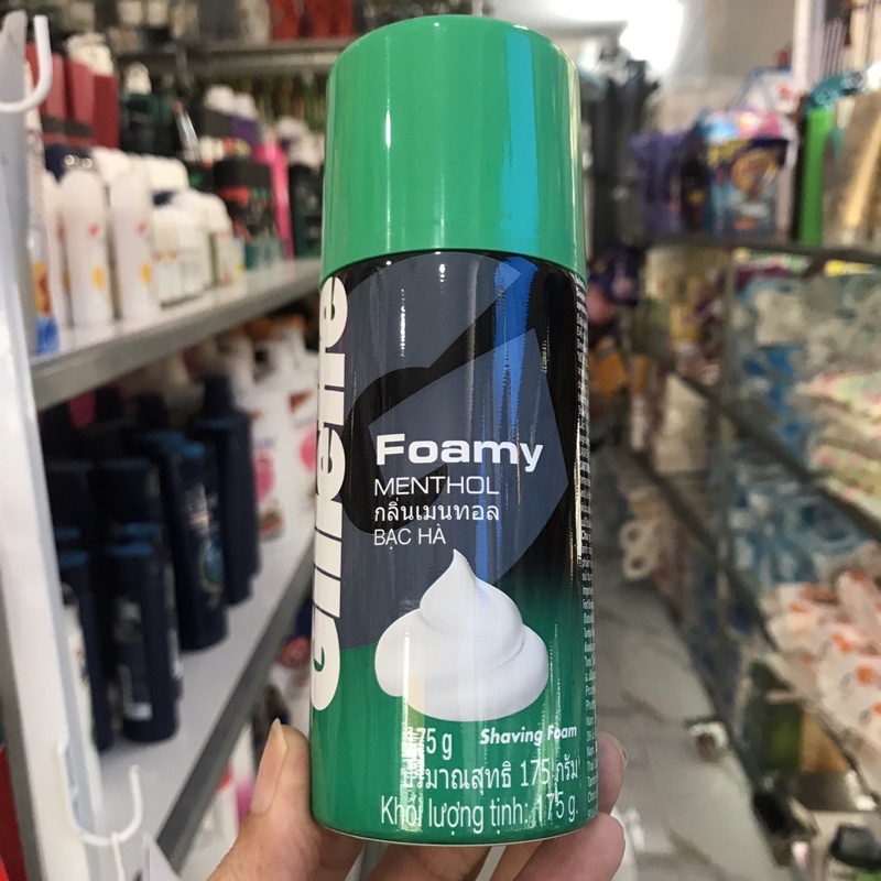 Bọt cạo râu Gillette Foamy Methol 175g