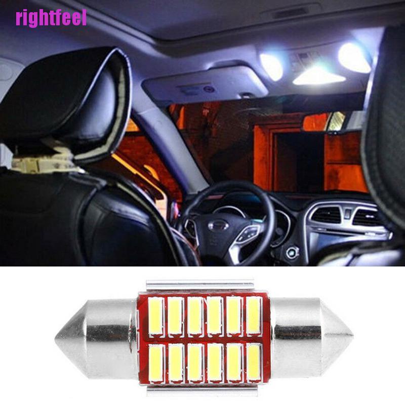 Bộ 2 Đèn Led 31mm 4014 12smd C5W Chất Lượng Cao
