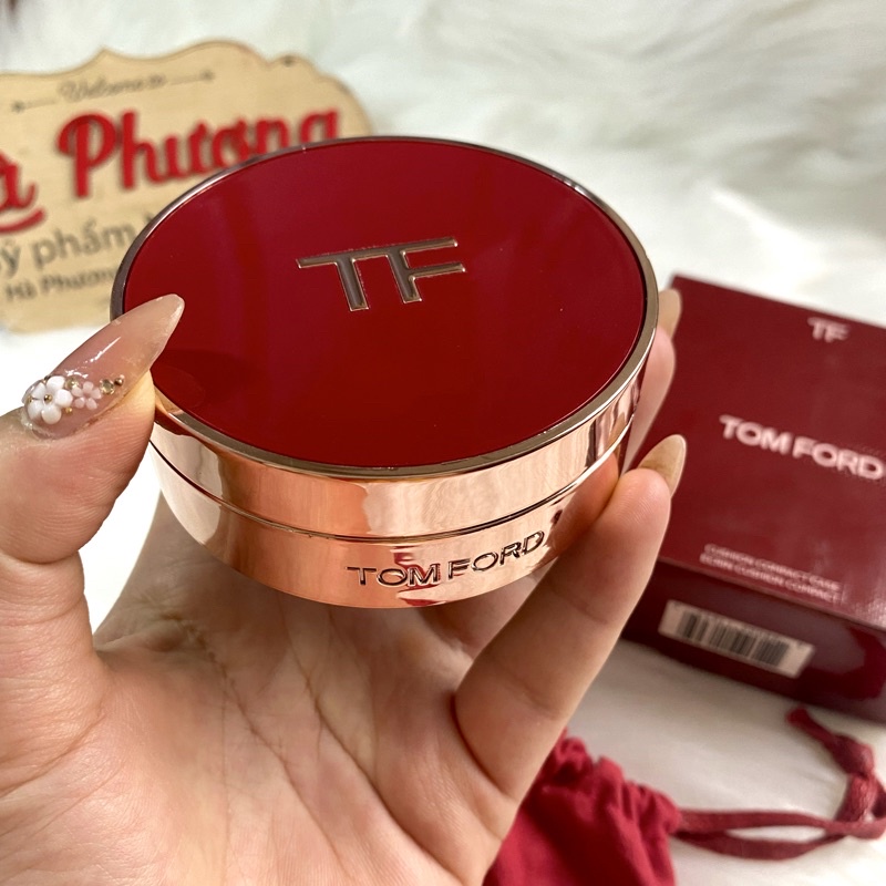 Phấn nước Tom Ford vỏ đỏ bản LIMITED Tặng lõi phụ + 2 bông phấn