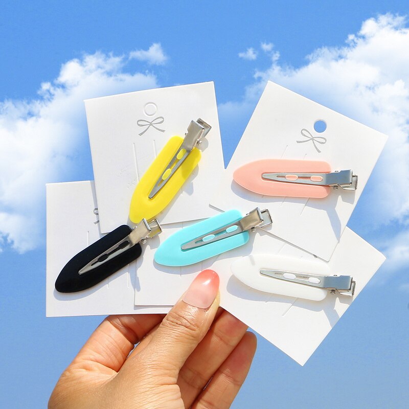 Beadia Kẹp Tóc Mái Không Đường May Thời Trang Cho Nữ