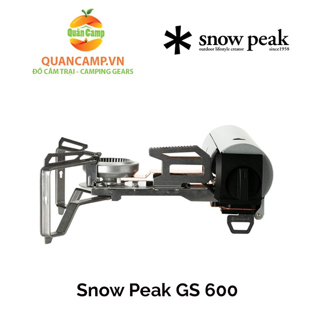 Bếp gas dã ngoại Snow Peak Home &amp; Camp Burner Gs600 Nhật Bản