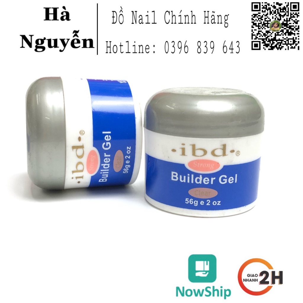 Gel Lạnh IBD - Gel Đắp Móng Không Nóng Không Chảy 56gr [ Chính hãng]