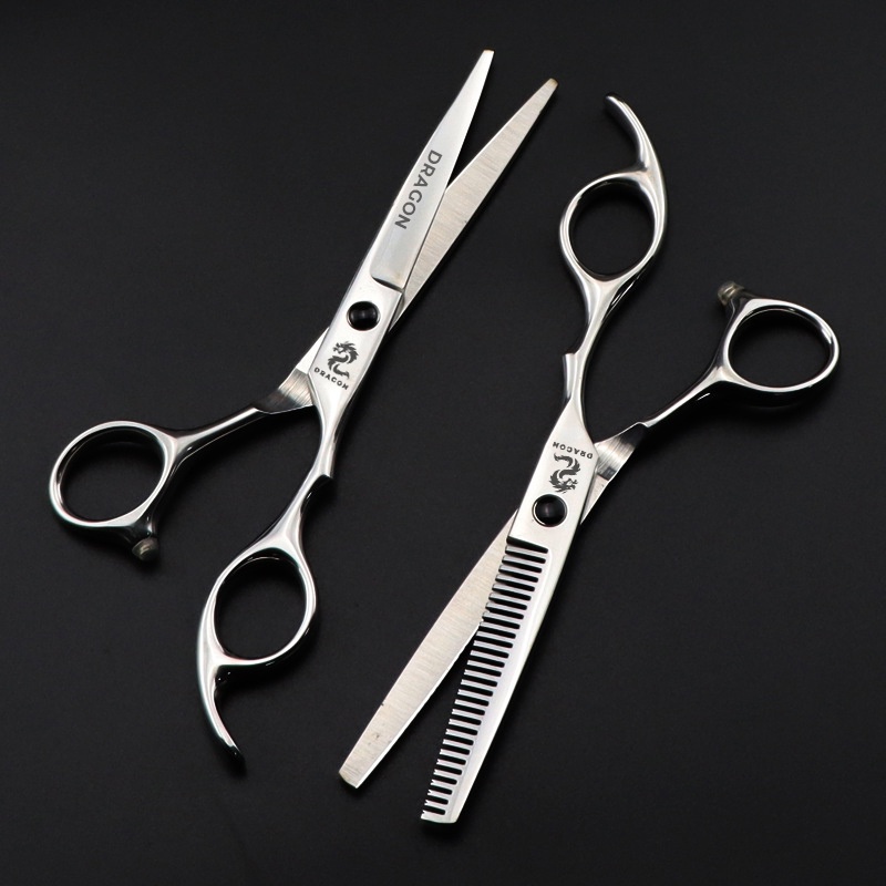 Kéo cắt tóc nam nữ chuyên dụng Dragon DRA11 - Bảo hành 3 tháng