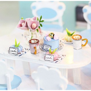 Mô Hình Nhà Búp Bê DIY - Crush Blue K057 ( Tặng Kèm Keo )