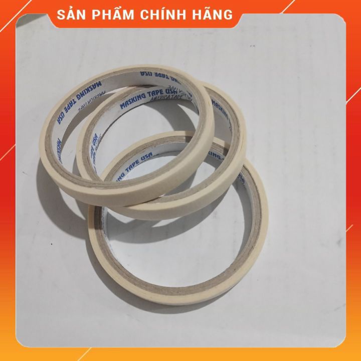 Băng Dính Giấy Siêu Dính Khổ 1cm Đến 5cm