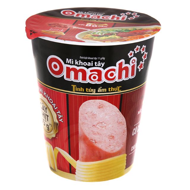 Mì cốc Ômachi có cây thịt