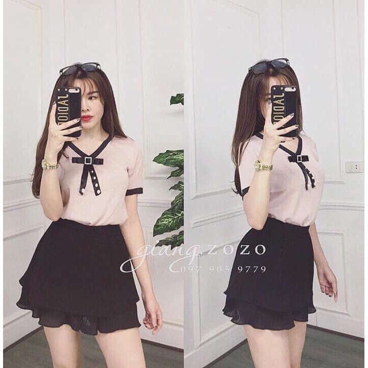 CHÂN VÁY BÈO NHÚN GẤU CÓ QUẦN TRONG, CHÂN VÁY XOÈ GẤU BÈO NHÚN