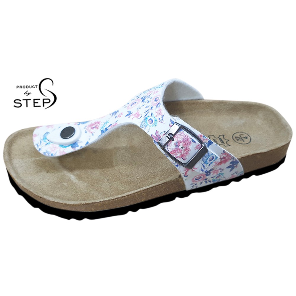 Dép đế trấu Nữ Quai EVA in hoa văn kẹp ngón