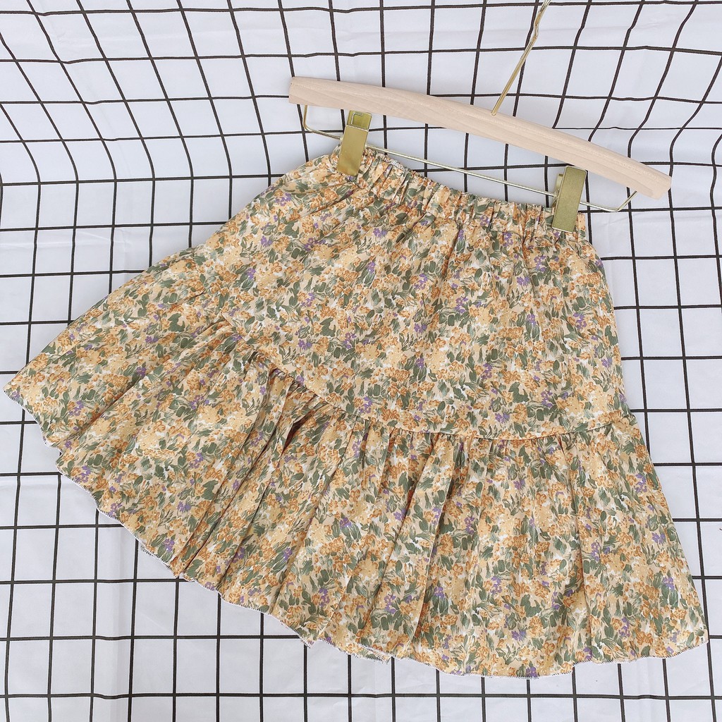 Chân Váy Hoa Nhí Vintage Hai Lớp 🐷FREESHIP🐷 Chân Váy Ngắn Phong Cách Hàn Quốc LAVUSA Chất Vải Voan Nhật CV17 | BigBuy360 - bigbuy360.vn