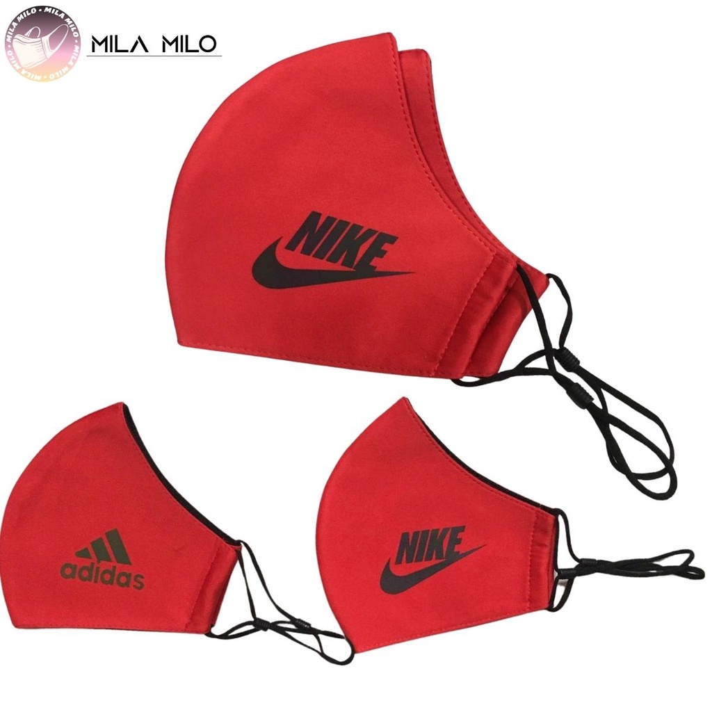 Khẩu trang vải kháng khuẩn in logo phản quang thời trang người lớn - Khẩu trang cao cấp 3 lớp mịn mát