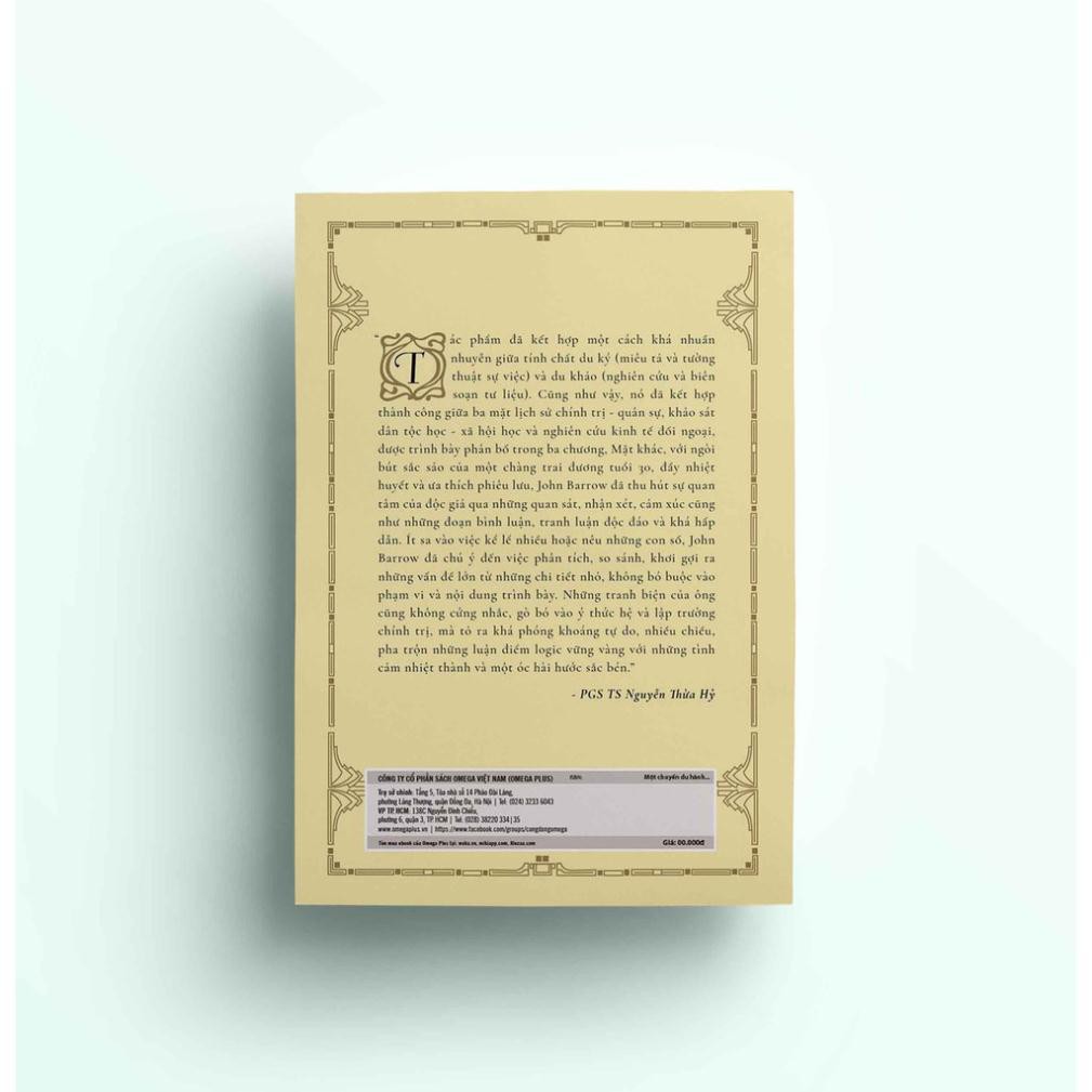 Sách - Một chuyến du hành đến xứ Nam Hà (1792-1793) - Alphabooks