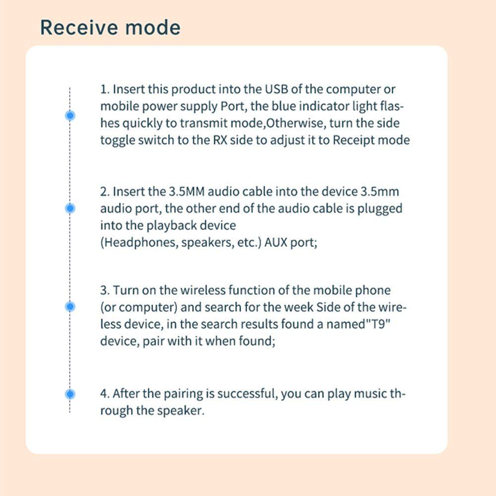 Usb Nhận Tín Hiệu Bluetooth 5.0 2 Trong 1