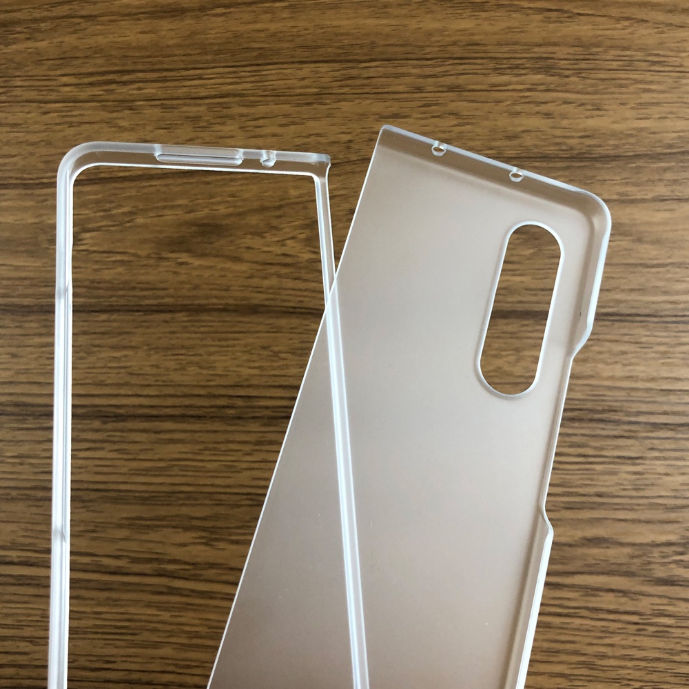 Ốp điện thoại pc cứng siêu mỏng mặt nhám thích hợp cho samsung galaxy z fold3 fold2 fold 3 2 zfold3 w21 5g 7.6"