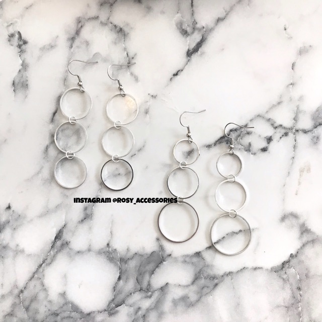 ROSY - KHUYÊN TAI TRÒN 3 TẦNG THẢ DÀI