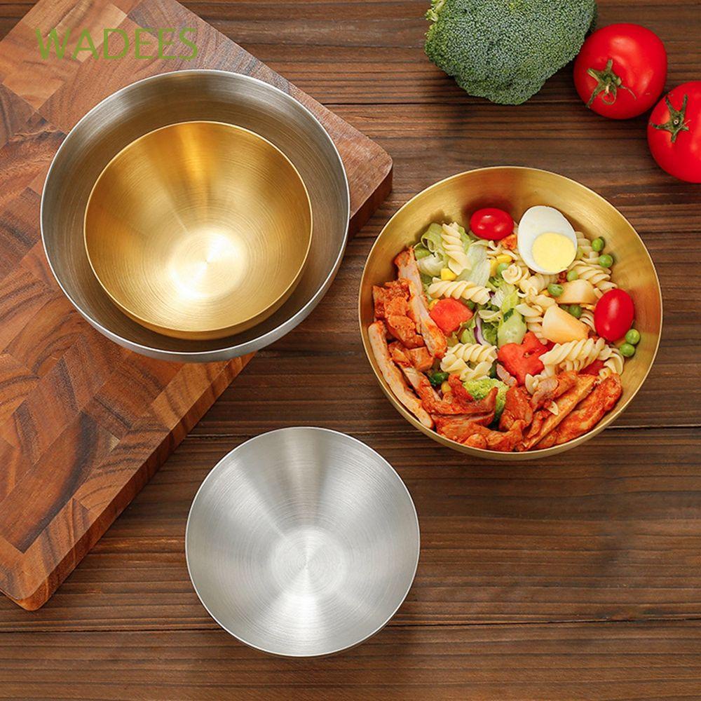 Tô đựng salad bằng kim loại cách nhiệt phong cách Hàn Quốc
