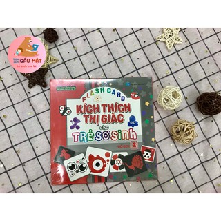 Bộ Thẻ Kích Thích Thị Giác cho trẻ sơ sinh 2-7 tháng tuổi