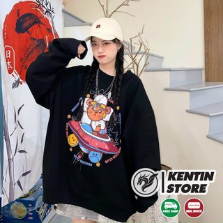 Áo Sweater Nỉ tay dài cho nam nữ và cặp đôi form rộng dáng unisex siêu cá tính