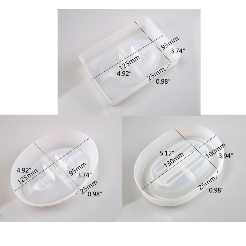 Khuôn Silicon Làm Xà Phòng Handmade