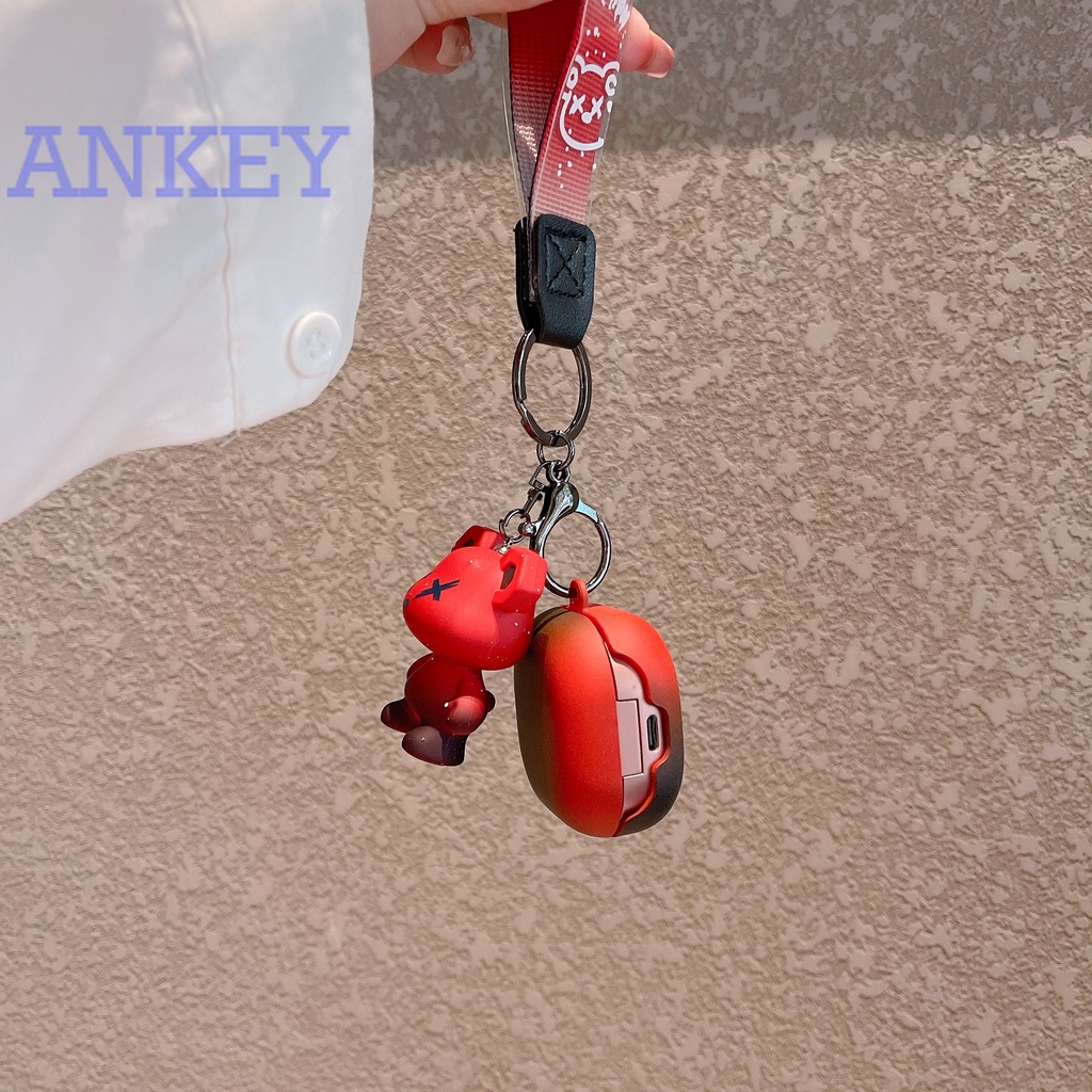 Samsung Galaxy Buds2 Pro / Buds 2 / Buds Pro / Buds Live Vỏ Bảo Vệ Hộp Sạc Tai Nghe Bluetooth Bằng Silicon Hình Gấu Violent Độc Đáo