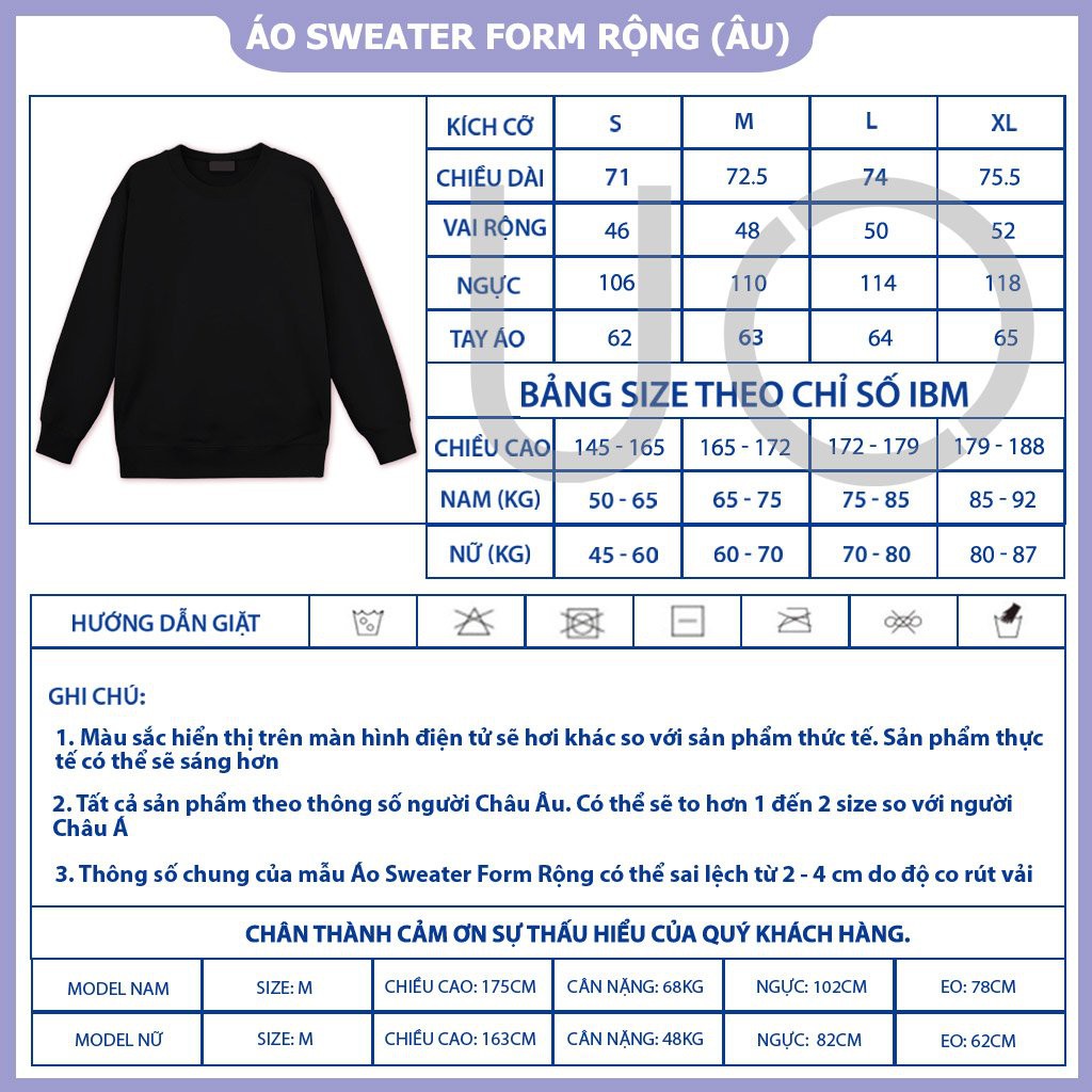 Áo Sweater Form Rộng Nữ Nam URBAN OUTFITS In Trái Tim UO Universe SWO36 Thun Cotton Nỉ