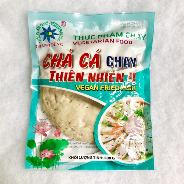 Chả cá chay thiên nhiên Thanh Dũng - 500g Đồ ăn chay dinh dưỡng đông lạnh