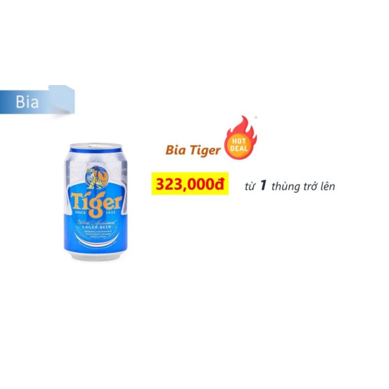 bia tiger giá sốc tháng 6