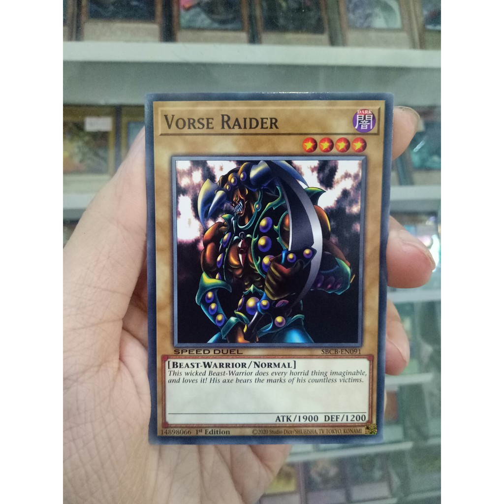 Thẻ Bài Lẻ YugiOh! Mã SBCB-EN091 - Vorse Raider - Common - 1st Edition