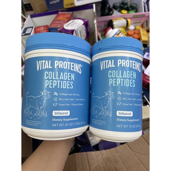 Bột Collagen - Vital Proteins Collagen Peptides Powder - Nhập khẩu Mỹ - giup bổ sung collagen cho cơ thể