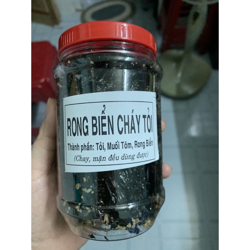 rong biển cháy tỏi hủ 60g