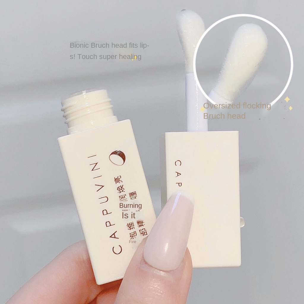 Set son dưỡng môi Cappuvini làm sáng bóng tẩy tế bào chết (có bán lẻ)