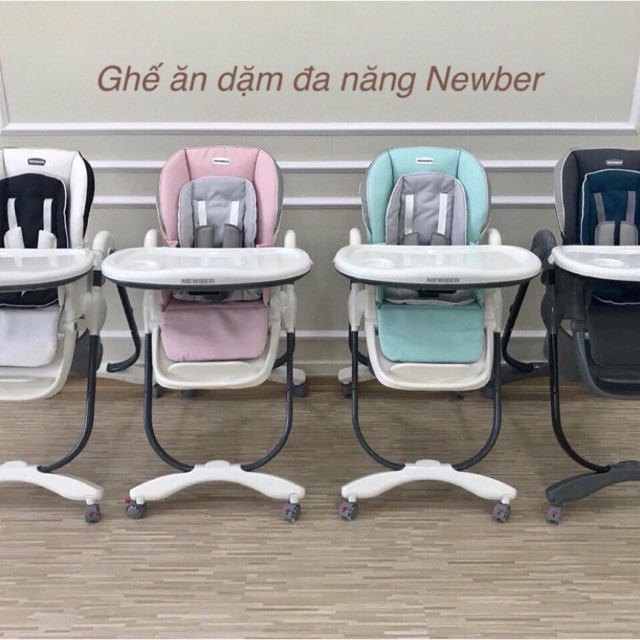 HÀNG CHÍNH HÃNG XUẤT HÀN QUỐC Ghế Ăn Dặm An Toàn Cho Trẻ Cao Cấp Newber SKIDS [PHIÊN BẢN CAO CẤP]