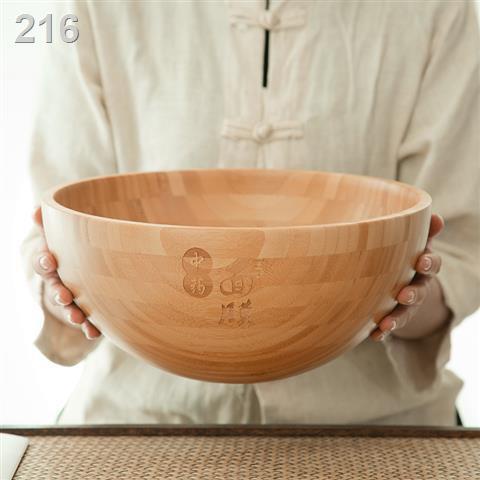 【sản phẩm trên tiktok】Điều chỉnh Mặt nạ y học Trung Quốc Bộ tô Bát tre trộn Nhật Bản và mì lớn Salad ăn bằng gỗ