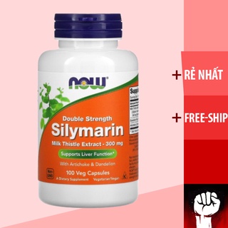 Giải Độc Gan | Now Extra Strength Silymarin Milk Thistle Extract 300MG - 450MG [100 - 200 viên] - Muscle Fitness